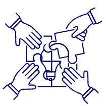 Team Idea Puzzle 1 Illustration from UX Line Set