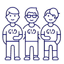 Programmer Team 3 Illustration from UX Line Set