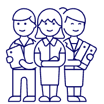 Team Leader 5 Illustration from UX Line Set