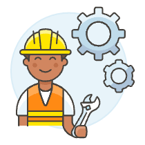 Engineer 2 Illustration from UX Colors Set
