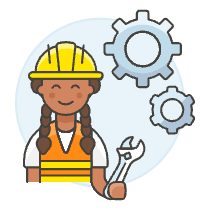 Engineer 5 Illustration from UX Colors Set