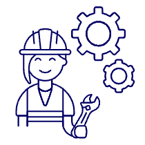Engineer 4 Illustration from UX Line Set