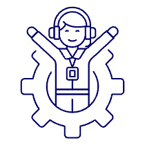 Tech Support User 1 1 Illustration from UX Line Set