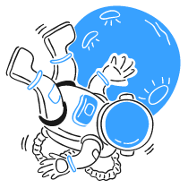 Astronaut Illustration from Brooklyn Set