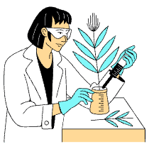 Biologist Illustration from London Set