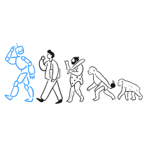 Evolution Illustration from Brooklyn Set