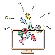 Gathering Of Data 7 Illustration from Bruxelles Set