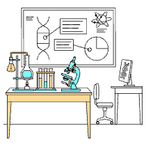 Laboratory Illustration from London Set