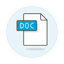 Doc File Illustration from UX Colors Set