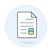 Photo Document Illustration from UX Colors Set