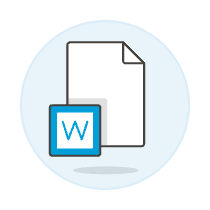 Word File 1 Illustration from UX Colors Set