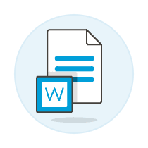 Word File 2 Illustration from UX Colors Set