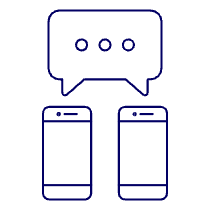 Chatting 3 Illustration from UX Line Set