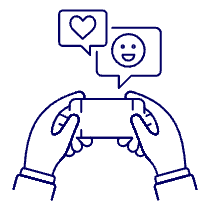 Chatting 3 Illustration from UX Line Set