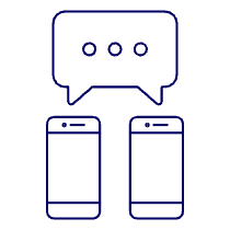 Chatting 4 Illustration from UX Line Set