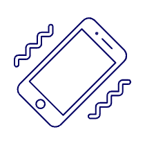 Vibrate Notification Illustration from UX Line Set