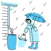 Water Conservation Illustration from Tokyo Duotone Set