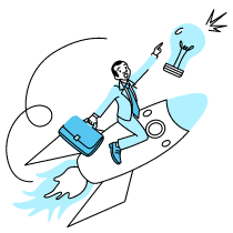 Startup Illustration from Tokyo Duotone Set