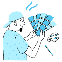 Designer Color Palette Illustration from Tokyo Duotone Set