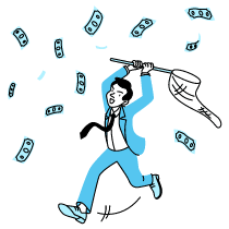 Chasing Money 1 Illustration from Tokyo Duotone Set