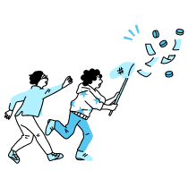 Chasing Money 2 Illustration from Tokyo Duotone Set