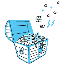 Treasure Chest 1 Illustration from Tokyo Duotone Set