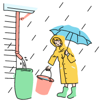 Water Conservation Illustration from Tokyo Set