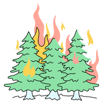 Wildfire Illustration from Tokyo Set