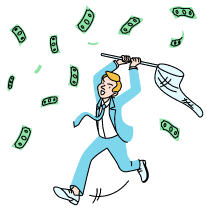 Chasing Money 1 Illustration from Tokyo Set