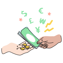 Currency Exchange 1 Illustration from Tokyo Set