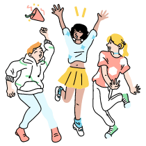 Party Illustration from Tokyo Set