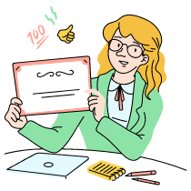 Certificate Illustration from Tokyo Set