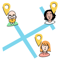 Tracking Users Illustration from Tokyo Set