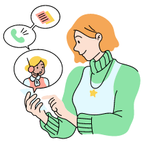 Virtual Personal Assistant Illustration from Tokyo Set