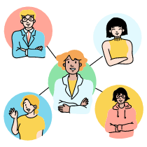 Users Network Illustration from Tokyo Set
