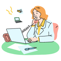 Office Working illustration - Free transparent PNG, SVG. No sign up needed.