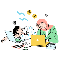 Overworked Employee 1 illustration - Free transparent PNG, SVG. No sign up needed.
