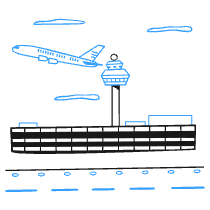 Airport 2 Illustration from Brooklyn Set