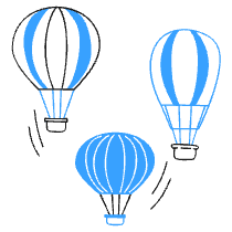 Hot Air Balloon 2 Illustration from Brooklyn Set