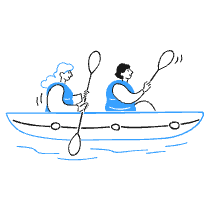 Row Boat 2 Illustration from Brooklyn Set
