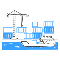 Seaport Illustration from Brooklyn Set