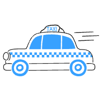 Taxicab 2 Illustration from Brooklyn Set