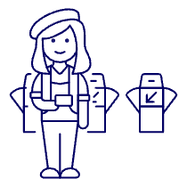 Bagpacker Trip 4 Illustration from UX Line Set