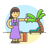 Beach Trip 3 Illustration from UX Colors Set