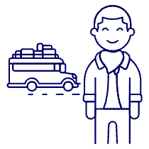 Road Trip 4 Illustration from UX Line Set