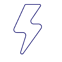 Lightning Illustration from UX Line Set