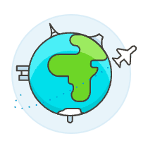 Flight Oversea Illustration from UX Colors Set