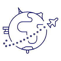 Flight Oversea Illustration from UX Line Set