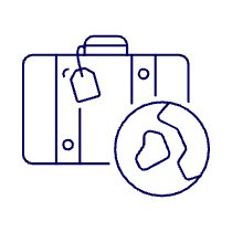 Travel Baggage 1 Illustration from UX Line Set