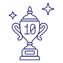 Trophy Ten Illustration from UX Line Set
